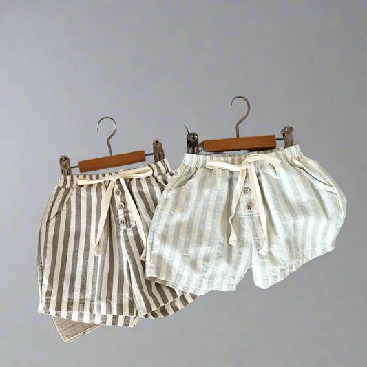 Wawa Vintage Linen Cotton Shorts