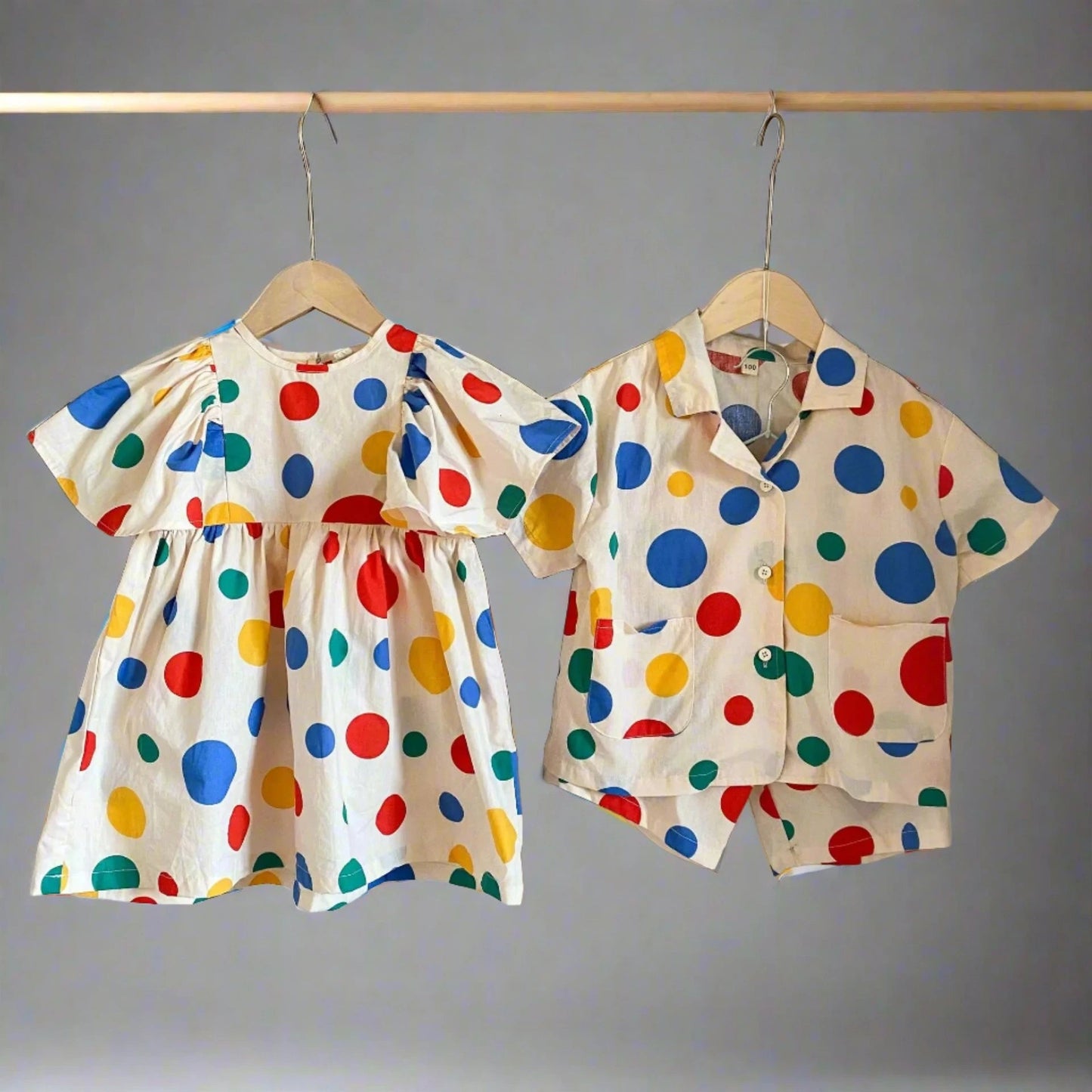 Mahi Polka Sibling Set